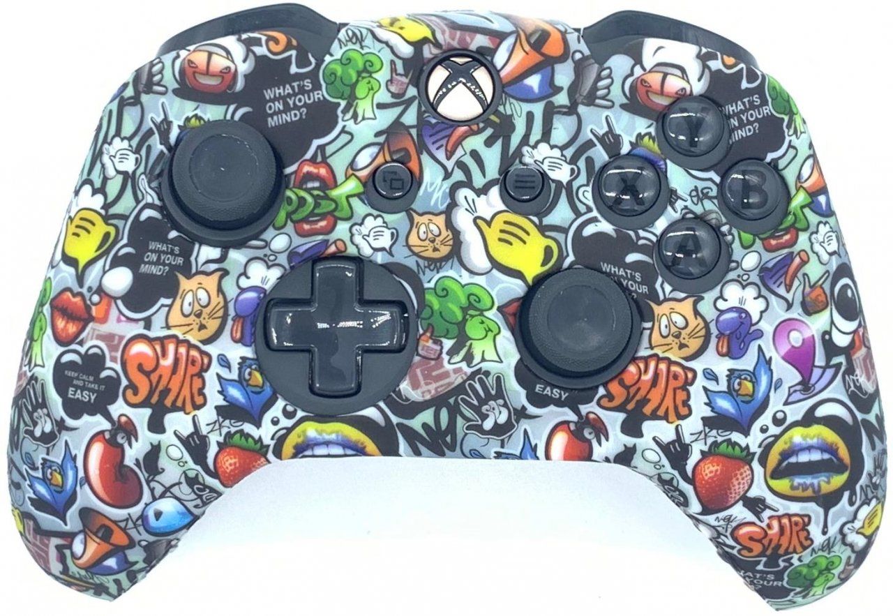 Защитный чехол Controller Silicon Case для Xbox Wireless Controller Graffiti (Xbox One)