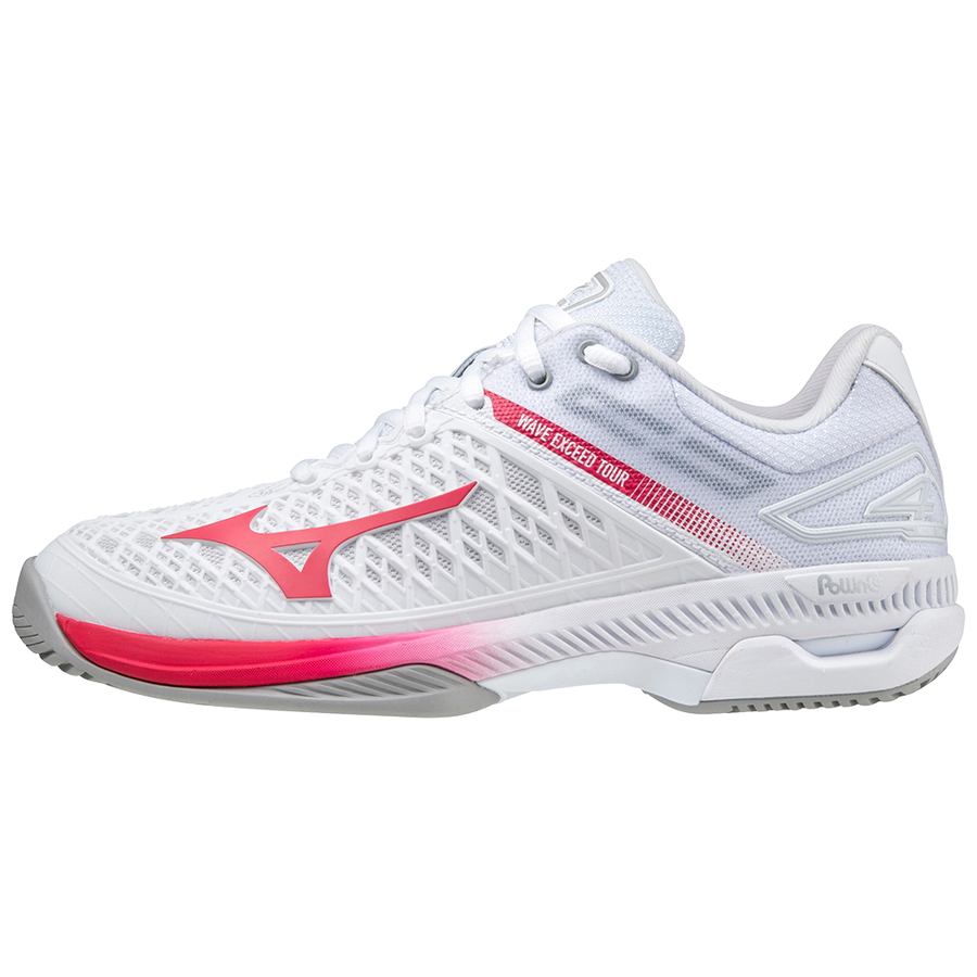 

Кроссовки женские Mizuno Wave Exceed Tour 4 AC (W) белые 5.5 UK, Wave Exceed Tour 4 AC (W)