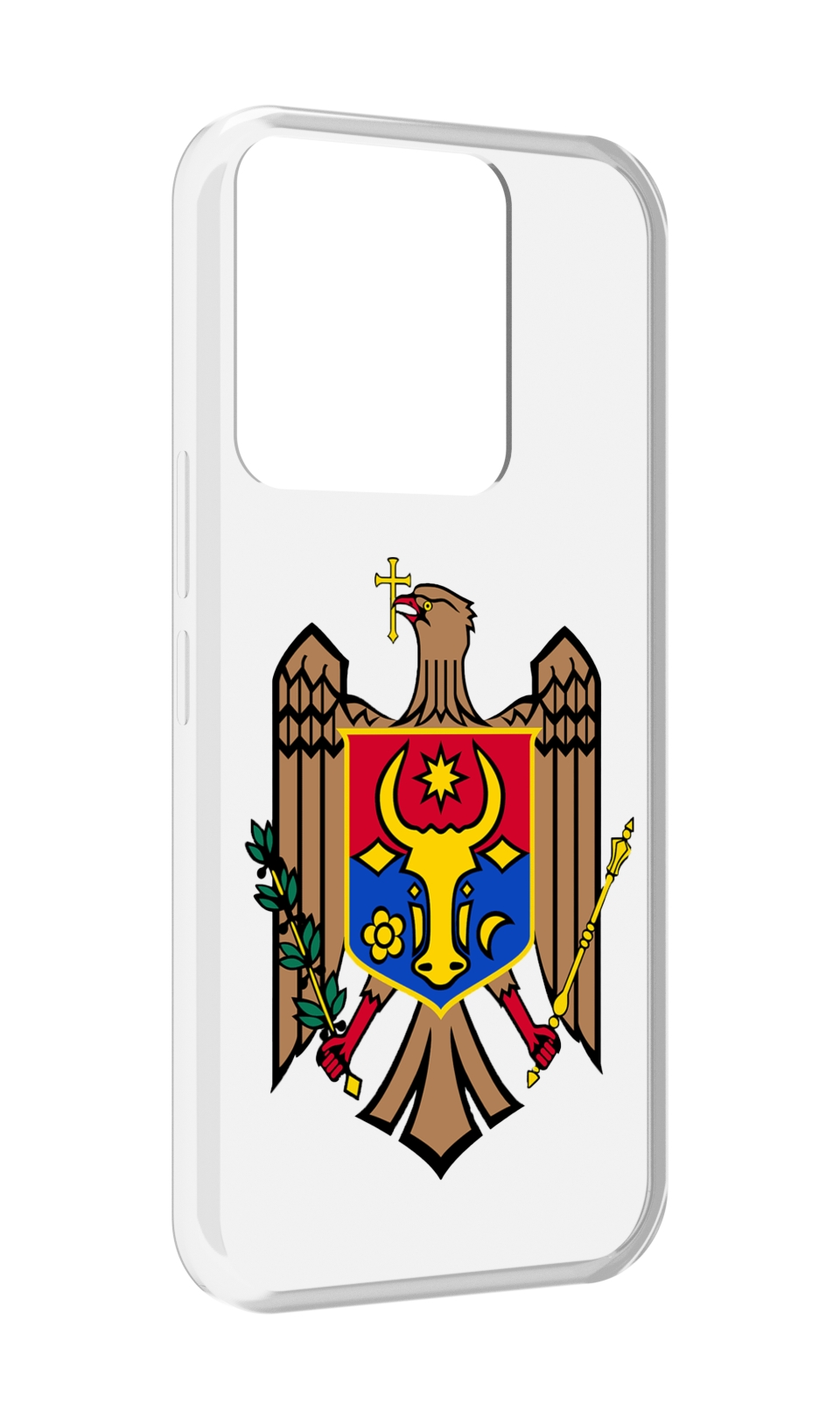 

Чехол MyPads герб-молдовы для Tecno Spark Go 2022 / Tecno Spark 8C, Прозрачный, Tocco