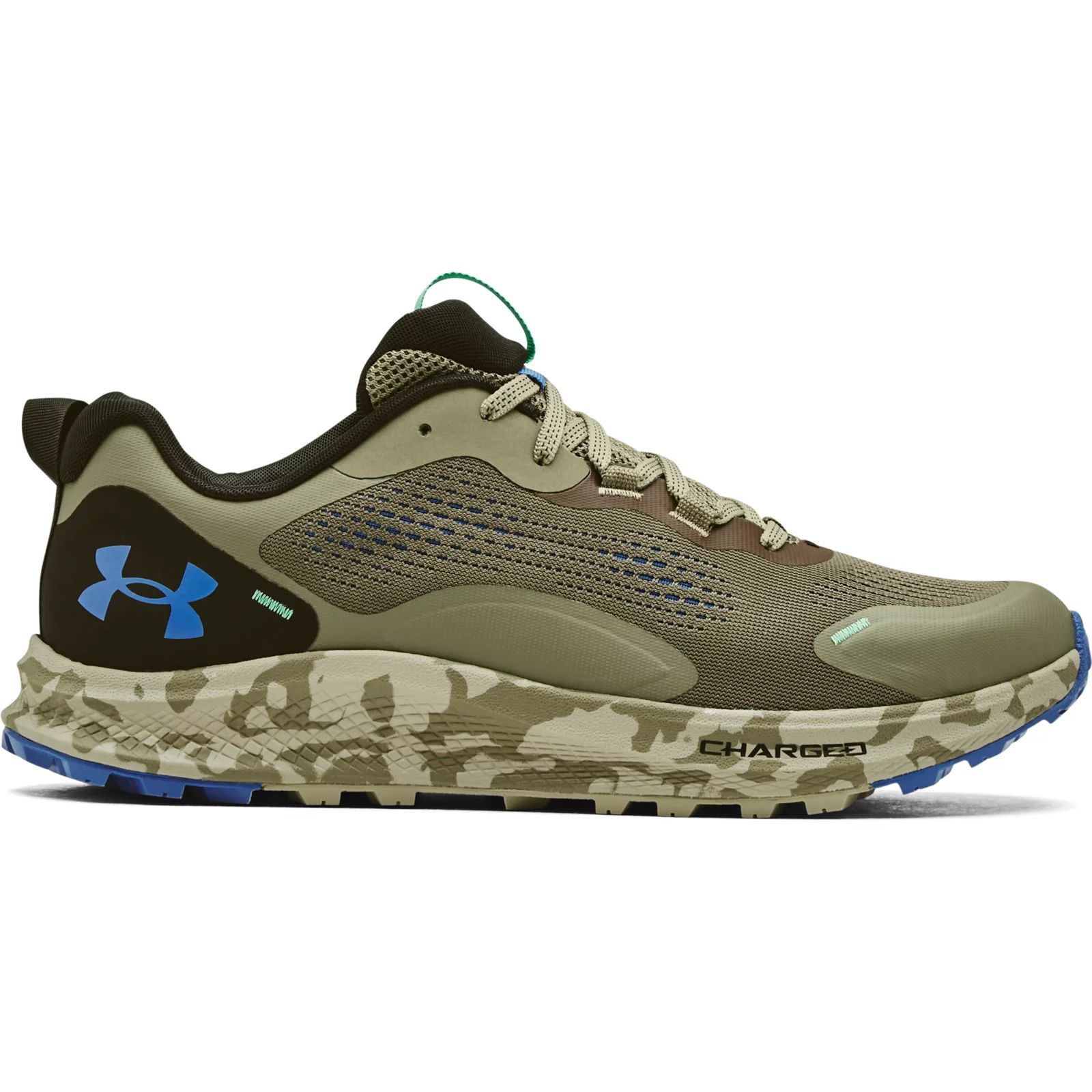 фото Кроссовки мужские under armour ua charged bandit tr 2 зеленые 7.5 us