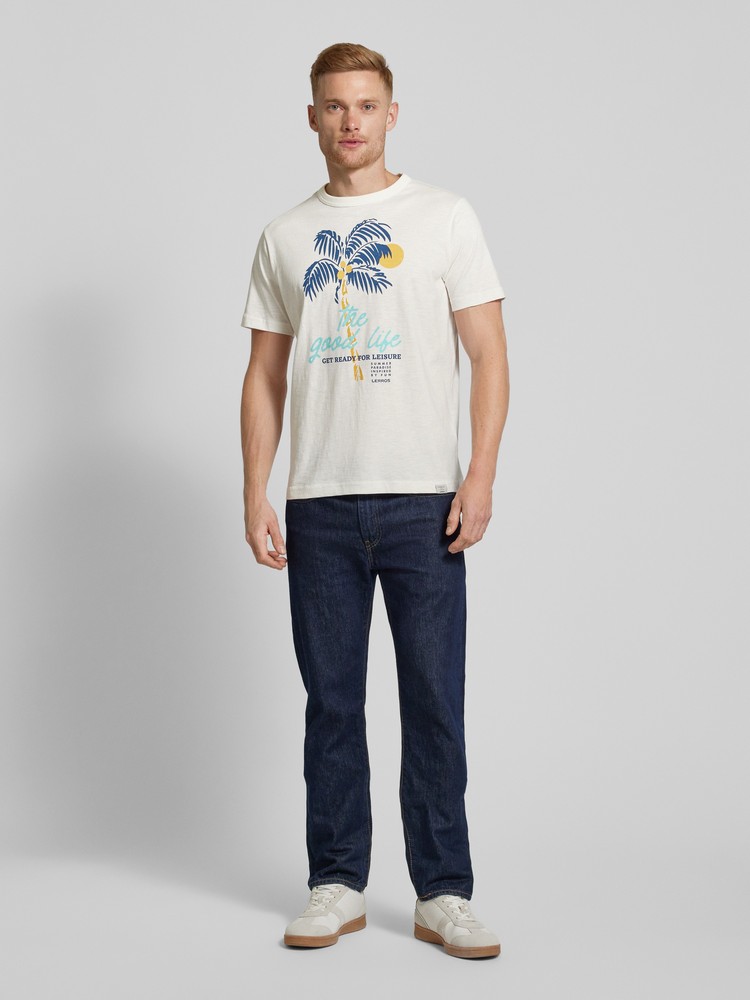 

Футболка мужская LERROS 2453092 белая XXXL, Белый, 2453092
