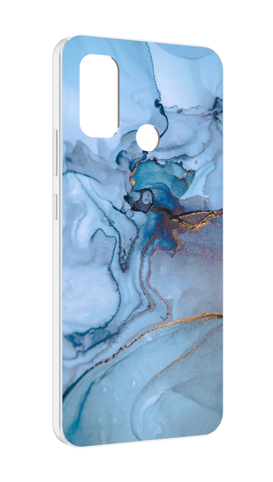 

Чехол MyPads голубой мрамор для UleFone Note 10P/Note 10, Прозрачный, Tocco