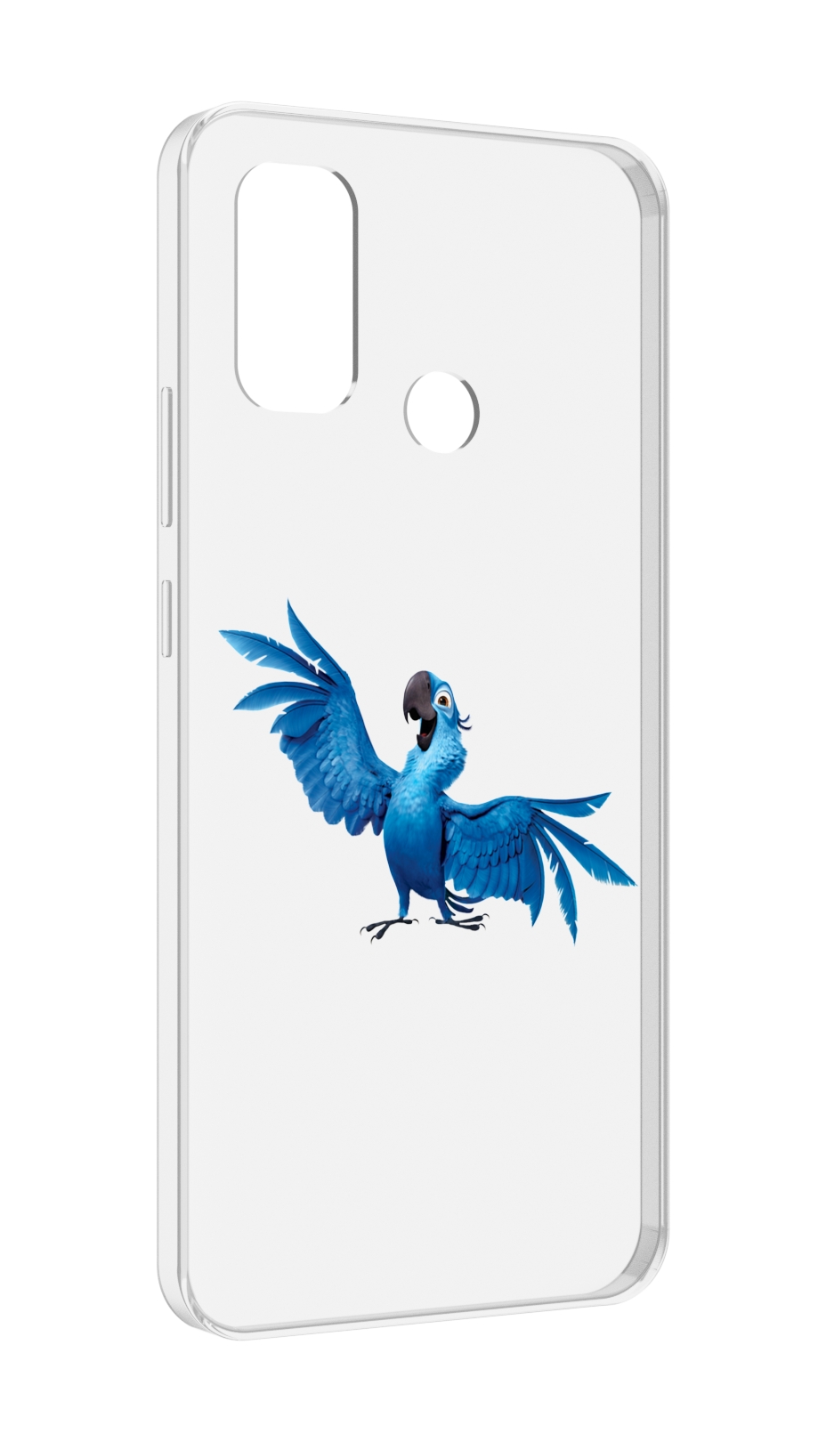 

Чехол MyPads голубой-попугайчик для UleFone Note 10P/Note 10, Прозрачный, Tocco