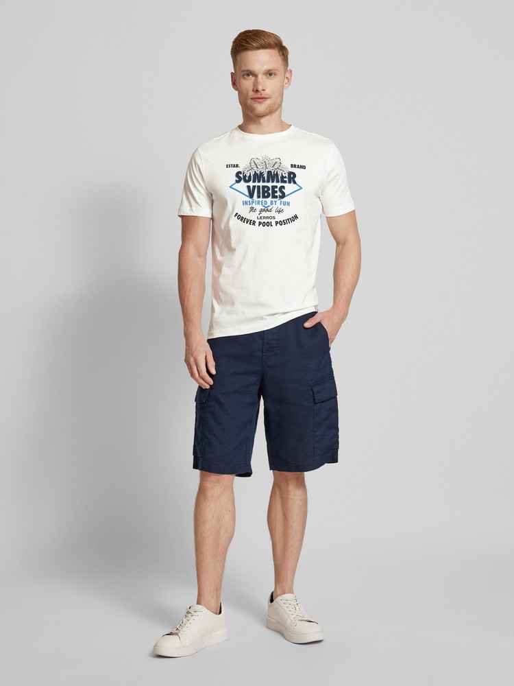 

Футболка мужская LERROS 2453068 белая XXXL, Белый, 2453068