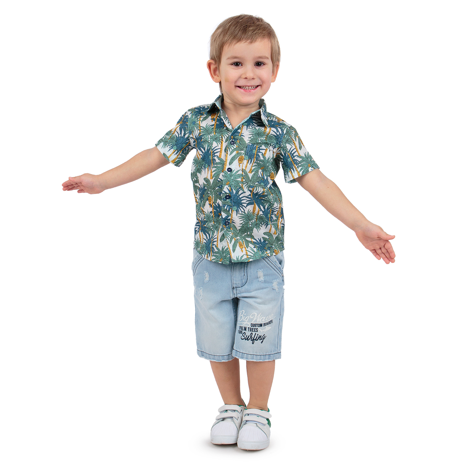 

Рубашка Leader Kids белый 124I552A р.110, 124I552A
