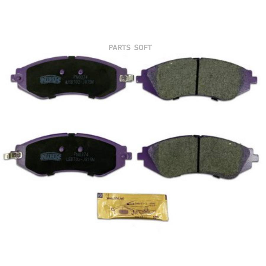 

Колодки дисковые п. daewoo evanda 2.0i 02> Pn0374-nibk
