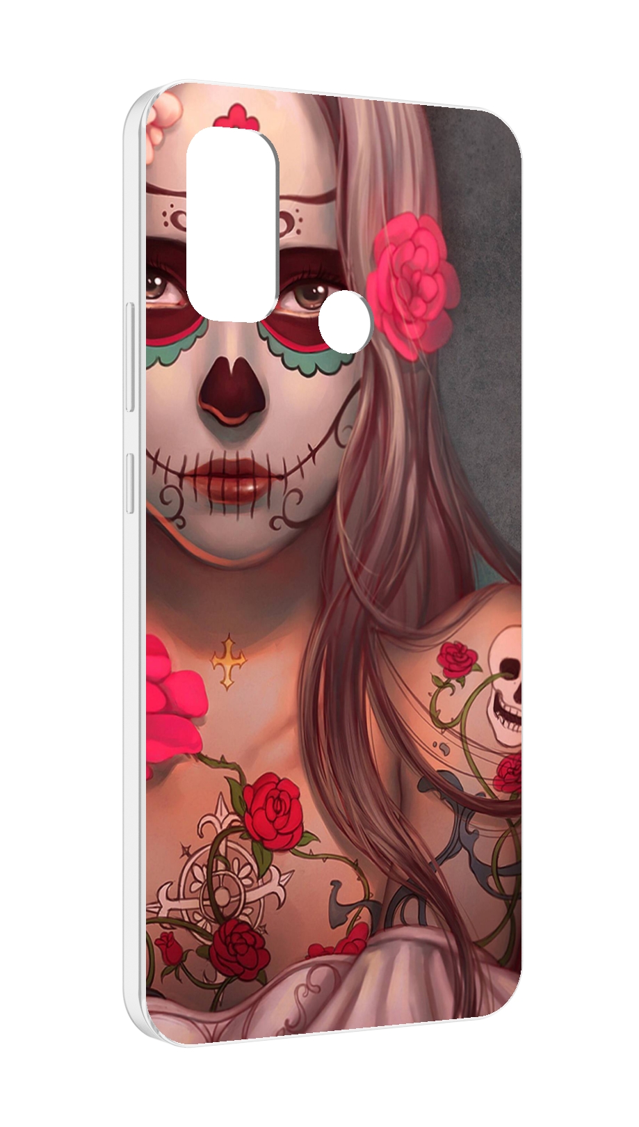 

Чехол MyPads девочка в рисунках для UleFone Note 10P/Note 10, Прозрачный, Tocco