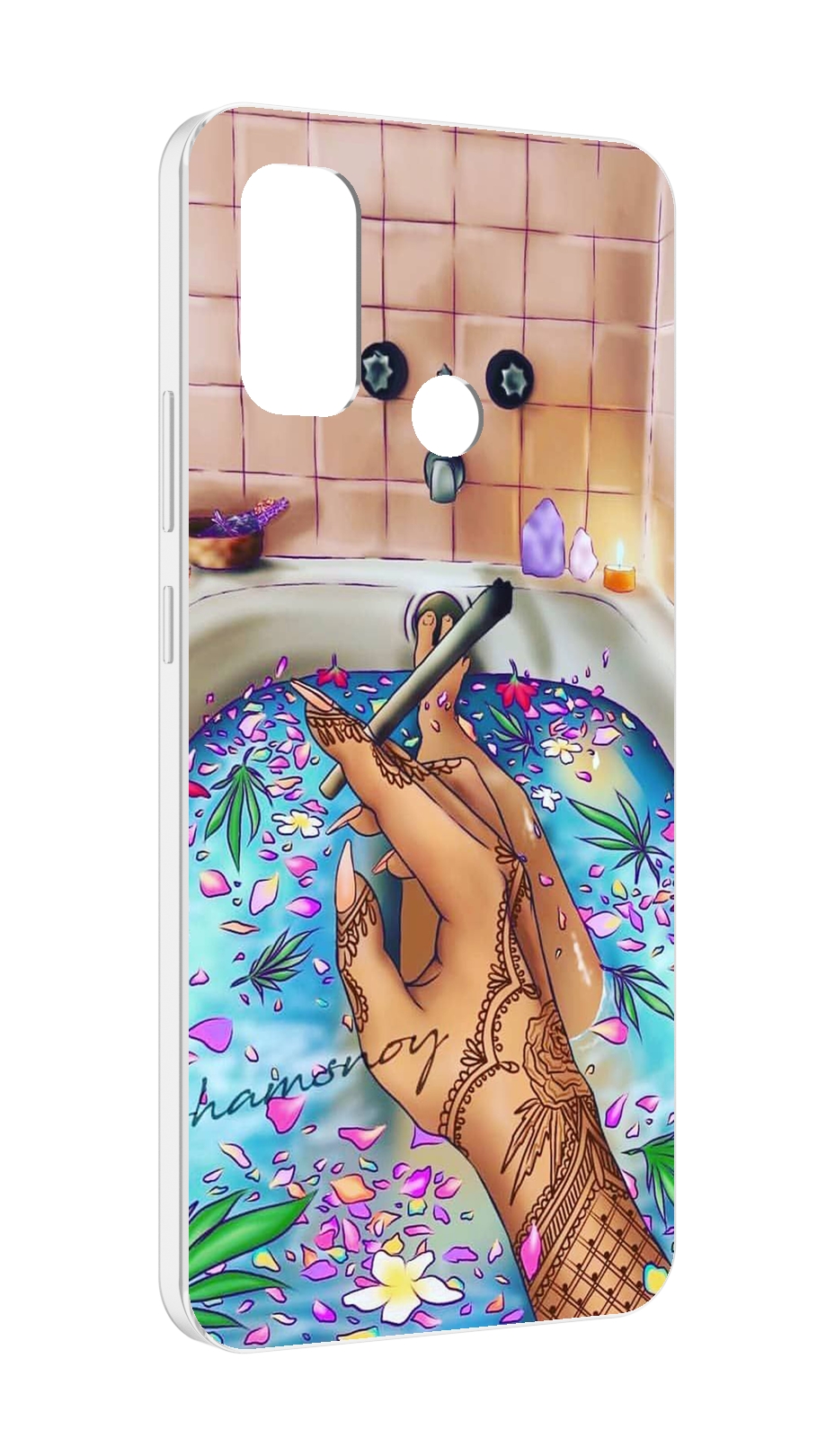 

Чехол MyPads девушка в ванне женский для UleFone Note 10P/Note 10, Прозрачный, Tocco