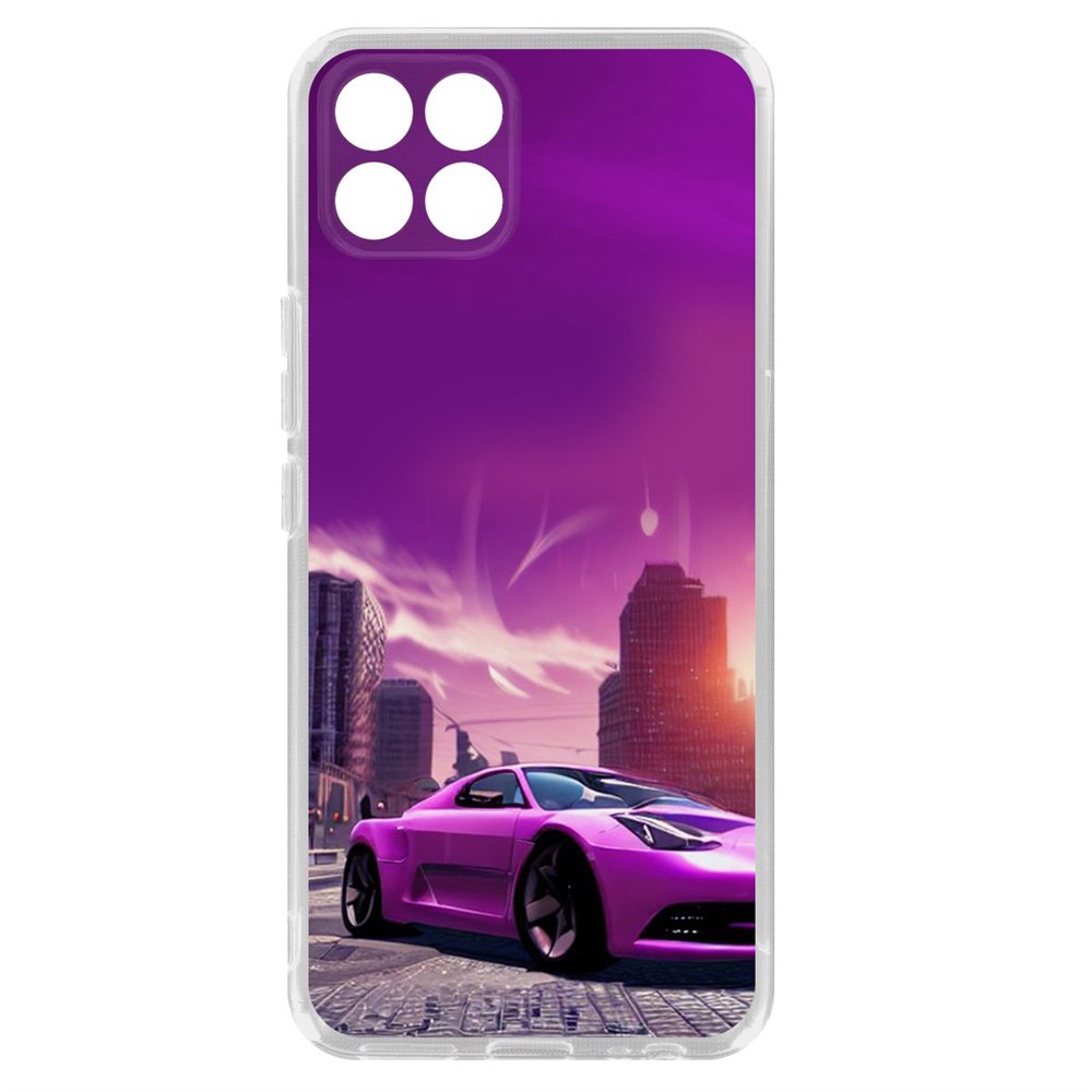 Чехол Розовое авто для Infinix Smart 6 HD