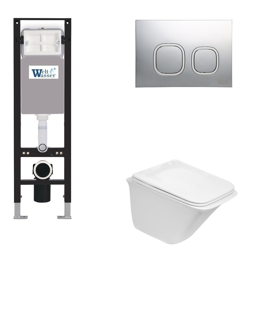 

Комплект унитаз с инсталляцией WeltWasser AMBERG 350 + ROTBACH 004 GL-WT + AMBERG RD-CR