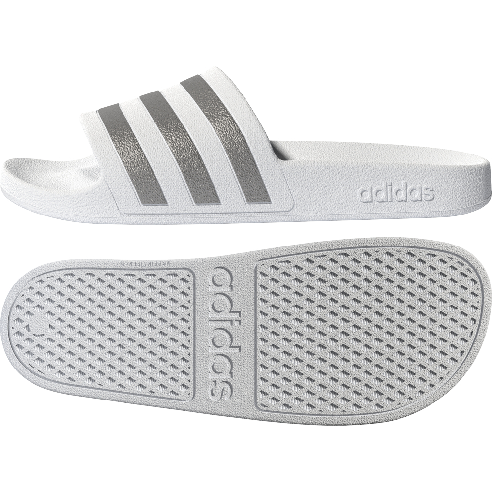 фото Сланцы мужские adidas adilette aqua белые 12 uk