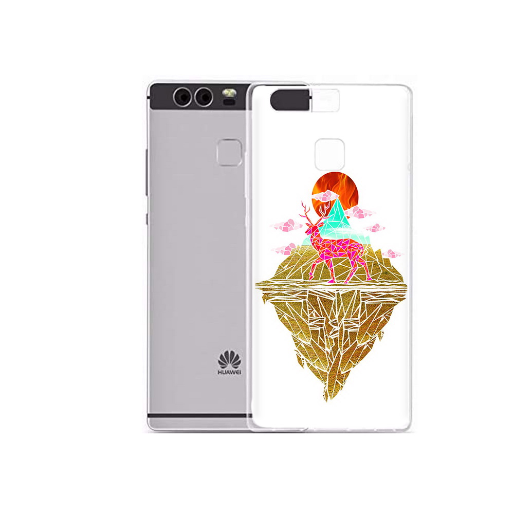 

Чехол MyPads Tocco для Huawei P9 Plus розовый олень абстракция (PT31455.54.586), Прозрачный, Tocco