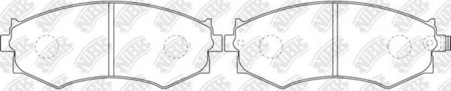 

Колодки дисковые п. nissan primera 1.6-2.0d 90-96 Pn2176-nibk
