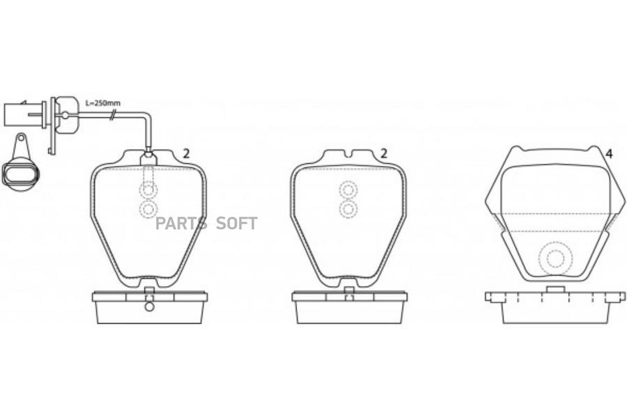 

Pn0138w-nibk_колодки дисковые передние audi a8 2.8-6.0/2.5tdi/3.3tdi 98-99