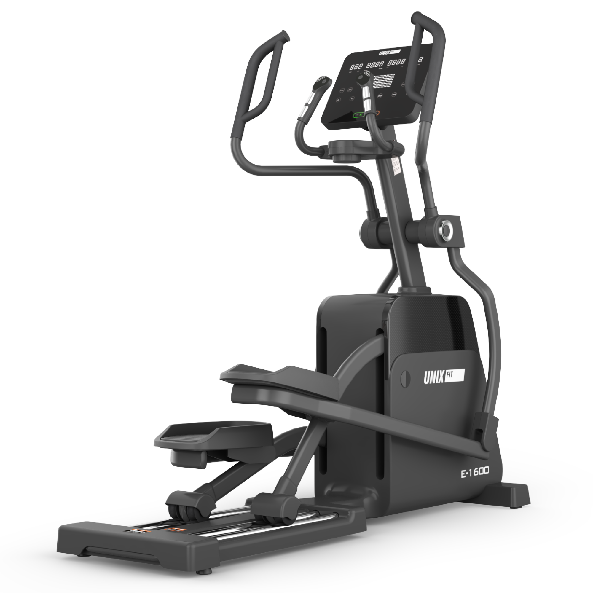 

Эллиптический тренажер UNIX Fit E-1600 PRO LED, Черный, E-1600