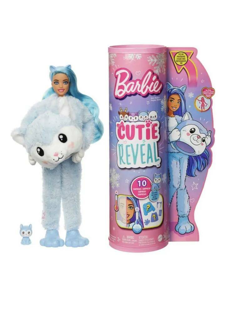 

Кукла Barbie Cutie Reveal Милашка-проявляшка Хаски HJL63