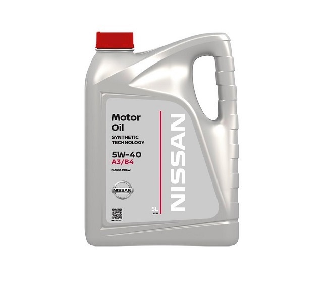 фото Моторное масло nissan motor oil synthetic technology 5w40 5 л