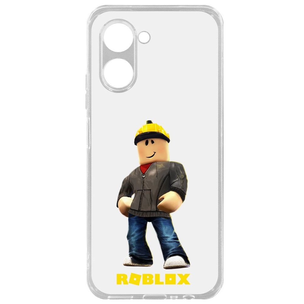 

Чехол Roblox-Строитель для Realme C33, Прозрачный