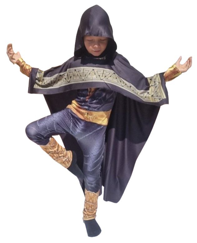 Карнавальный костюм детский ROYAL FELLE Черный Адам, черный, 152 где ты был адам