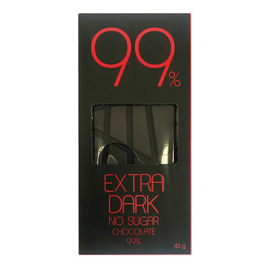 

Шоколад Shokobox Extra Dark горький без сахара 99% 45 г