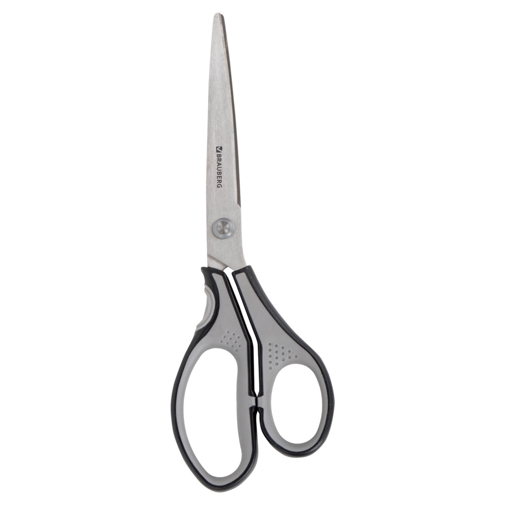 

Набор из 4 шт, Ножницы Brauberg SUPER, 230 мм, серо-черные, 2-х сторонняя заточка, 237297, Черный;серый