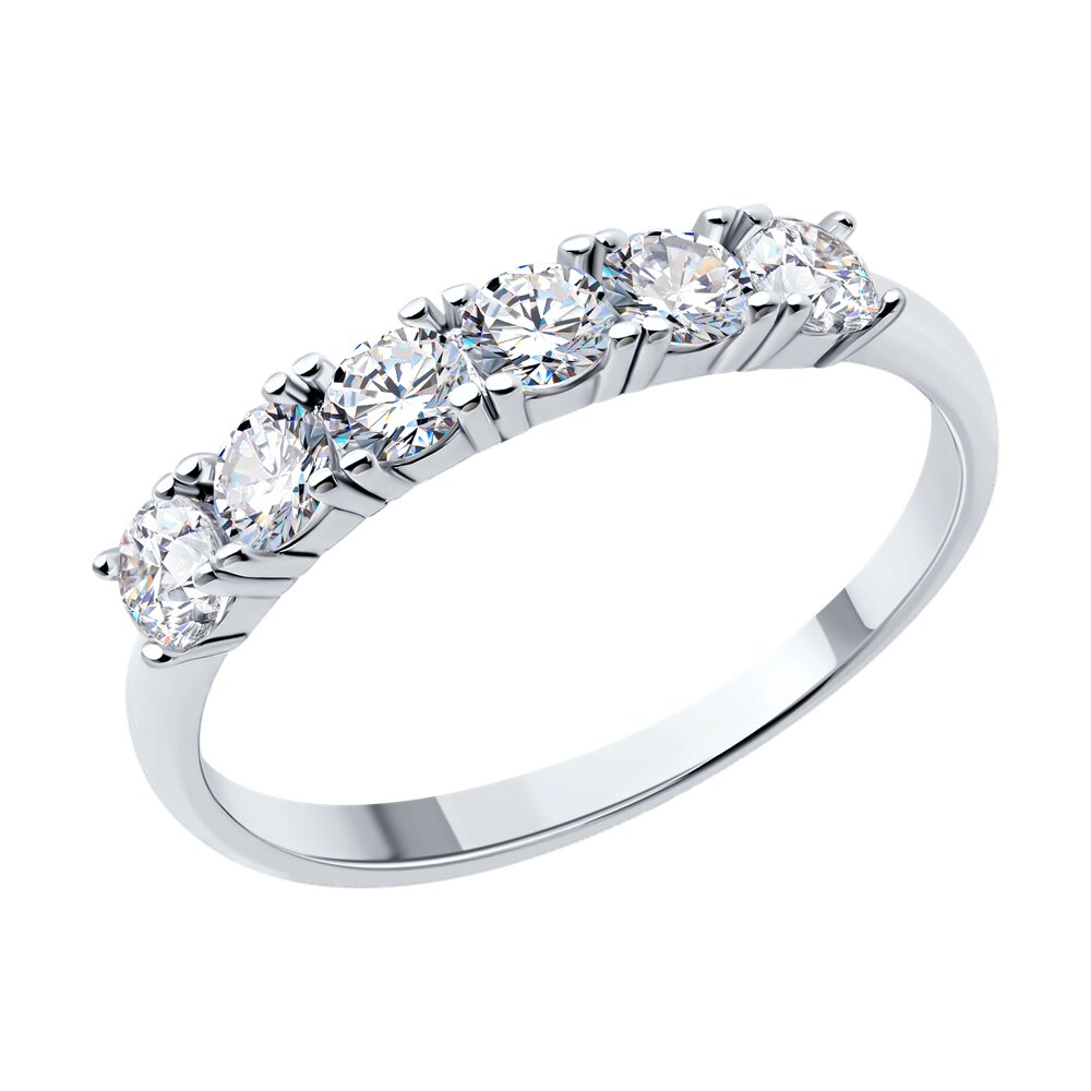 

Кольцо из серебра р. 17 SOKOLOV 94014003-91, фианит, 94014003-91