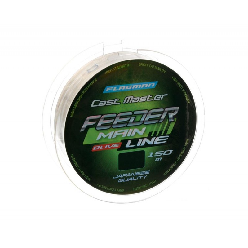 

Леска Flagman Cast Master Feeder Main Line 150м 0,30мм, Зеленый, CMF