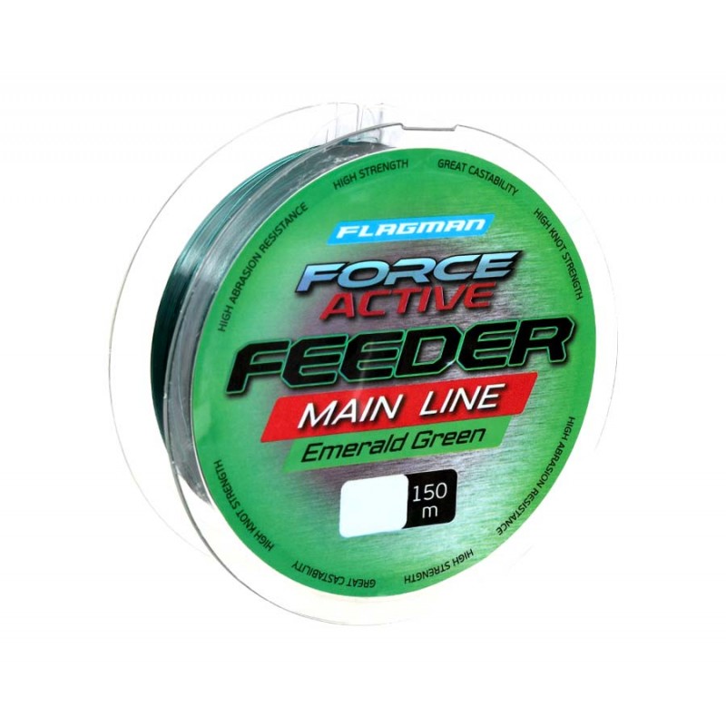 

Леска Flagman Force Active Feeder Main Line 150м 0,255мм, Зеленый, FAF