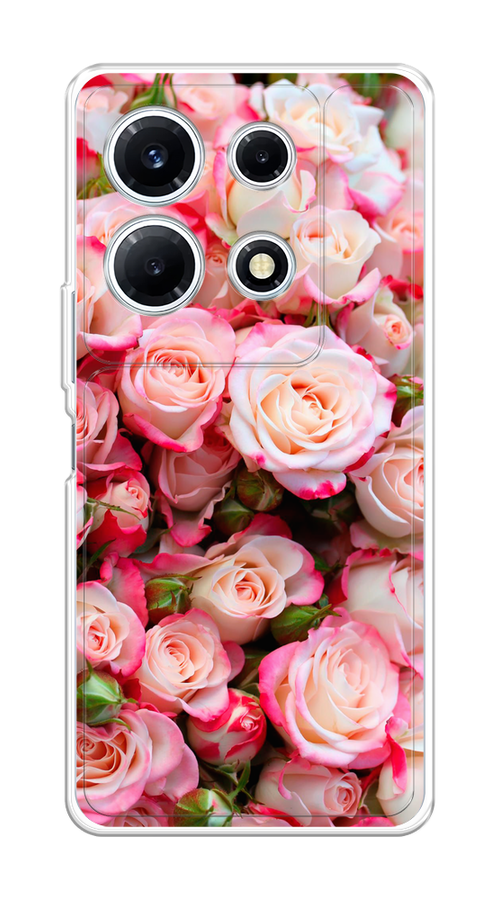 

Чехол на Infinix Note 30 VIP "Много роз", Розовый, 3104750-2