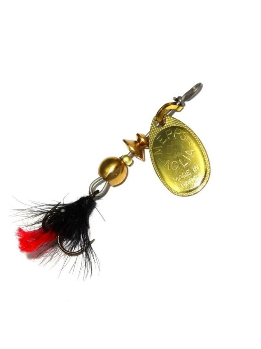 

Блесна Mepps AGLIA MOUCHE № 0 gold-red, Красный;золотистый, Aglia Mouche