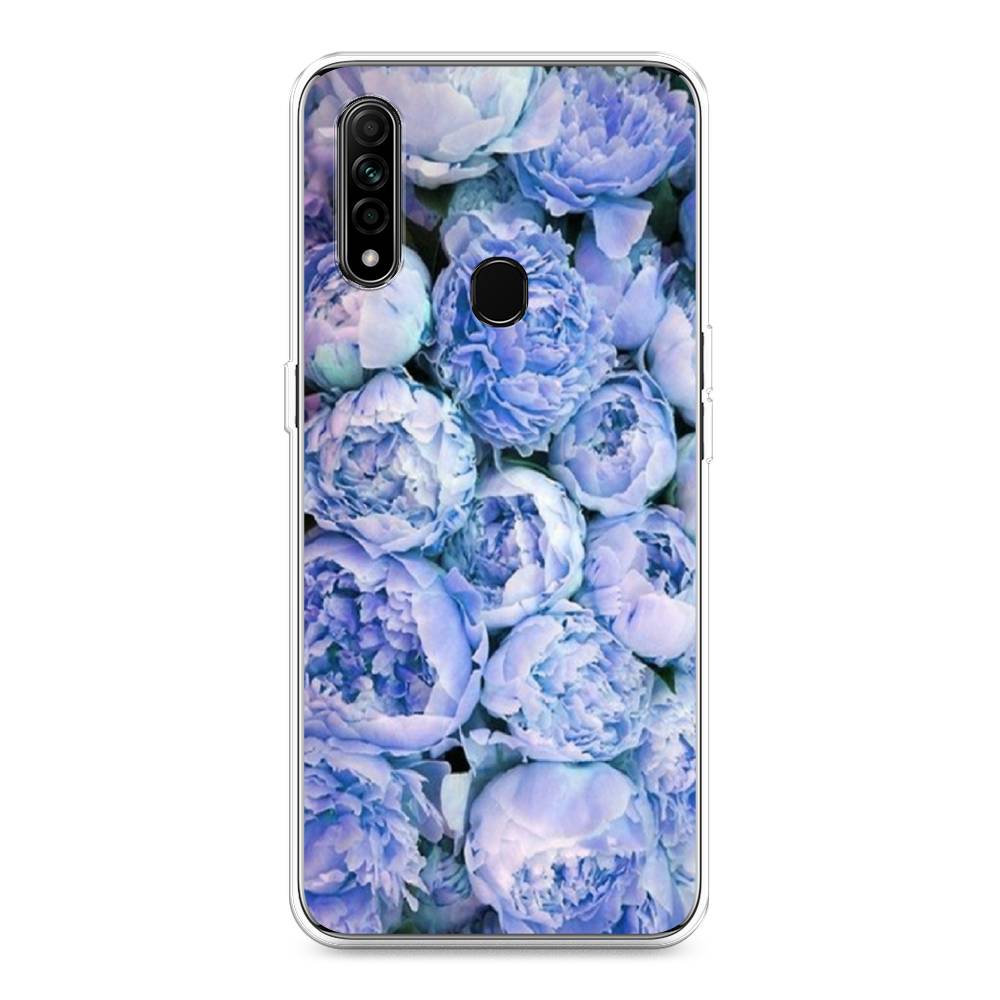 

Чехол Awog на Oppo A31 "Пионы голубые", Разноцветный, 252250-8