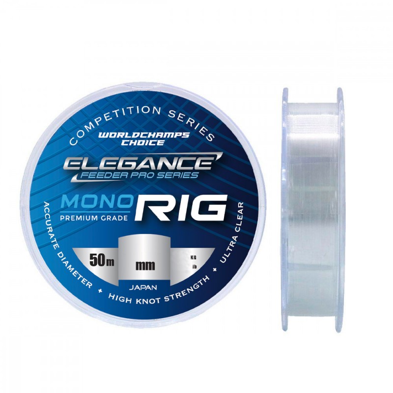 

Леска Elegane Feeder Pro 50м Mono Rig 0,122мм 1,52кг, Прозрачный, FXEL