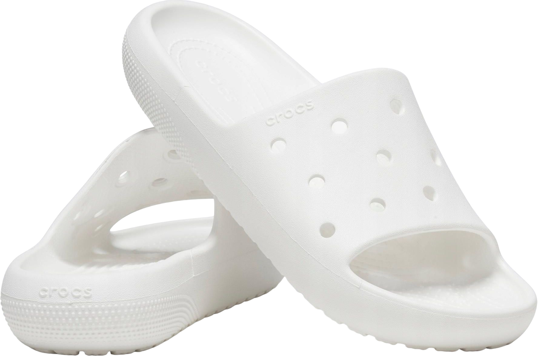 Сланцы унисекс Crocs Classic Slide v2 белые M8 US; W10 US белый