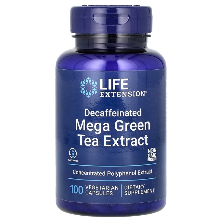 Мега экстракт зеленого чая Life Extension Mega Green Tea Extract капсулы 100 шт.