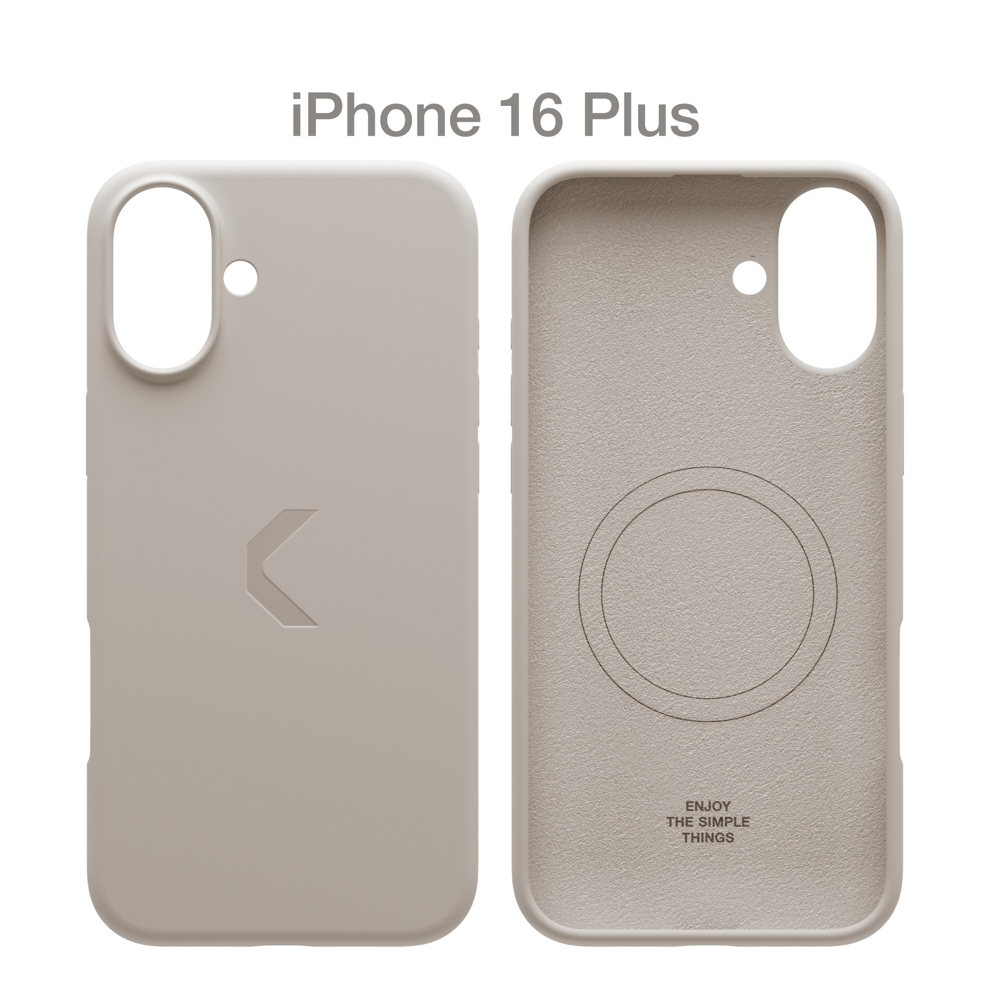 Чехол COMMO Shield Case для Apple iPhone 16 Plus с поддержкой беспроводной зарядки, Linen