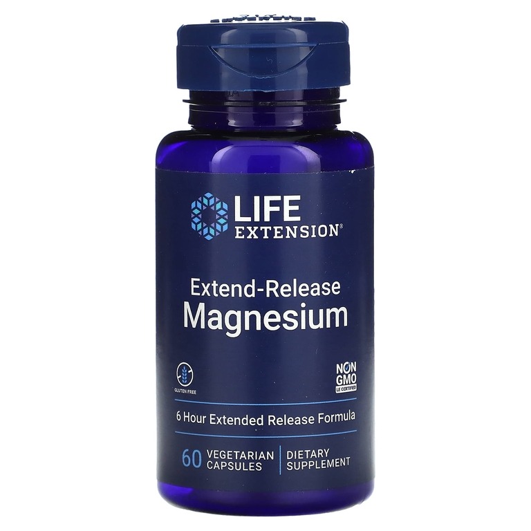 Магний длительного усвоения Life Extension Extend-Release Magnesium капсулы 60 шт.