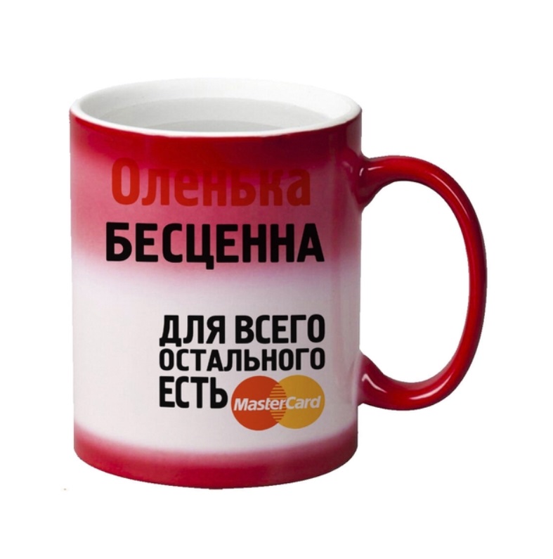 

Кружка CoolPodarok Оленька бесценна