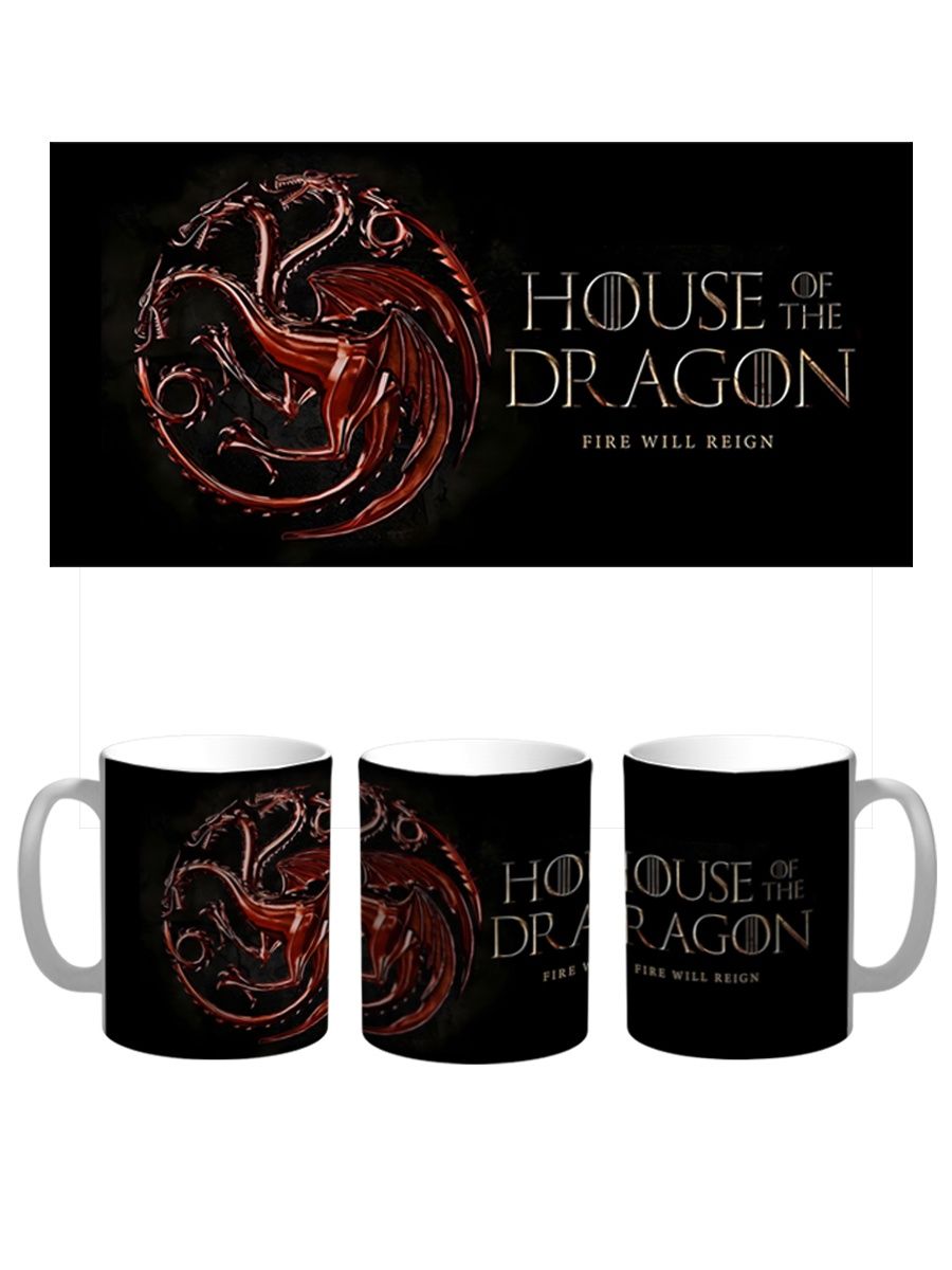 Кружка Каждому Своё Игра Престолов, Дом Дракона, Сериал 330 мл