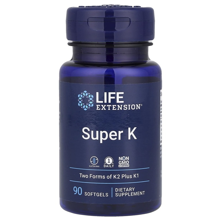 

Витамин K1 и К2 Life Extension Super K капсулы 90 шт.