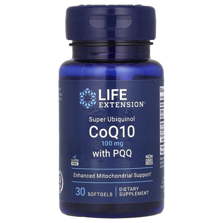 

Супер убихинол коэнзим Q10 с PQQ Life Extension капсулы 100 мг 30 шт.