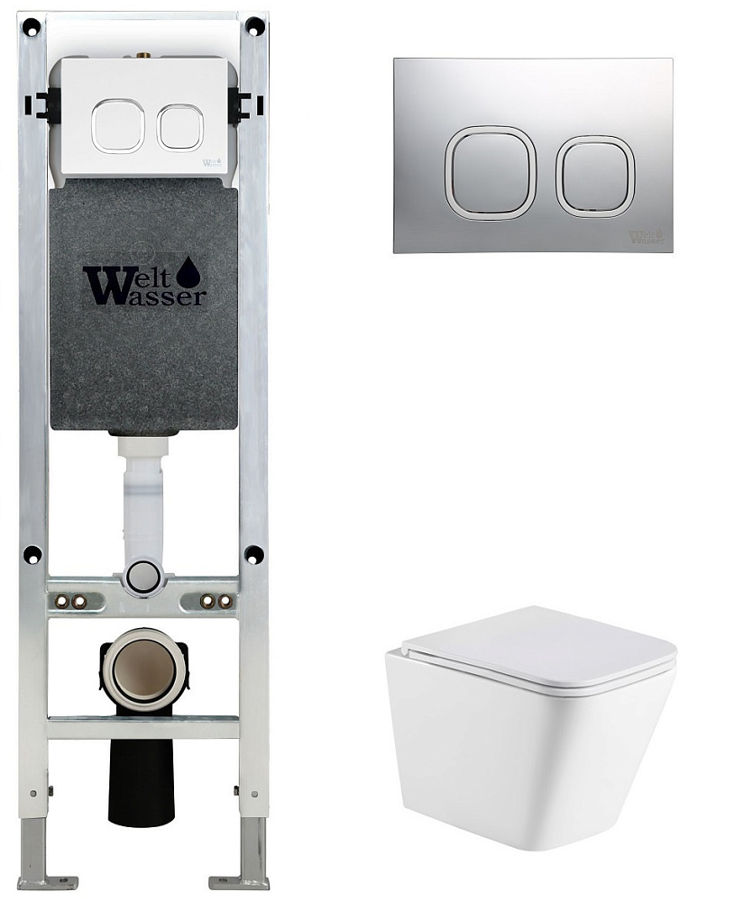 

Комплект унитаз с инсталляцией WeltWasser AMBERG 350 ST + GELBACH 043 MT-WT + AMBERG RD-CR
