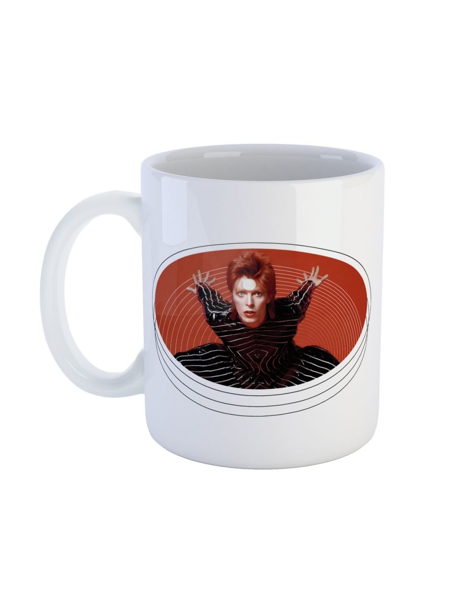 

Кружка Каждому Своё Дэвид Боуи, David Bowie, Рок 330 мл, CU-MZDB8-W/S