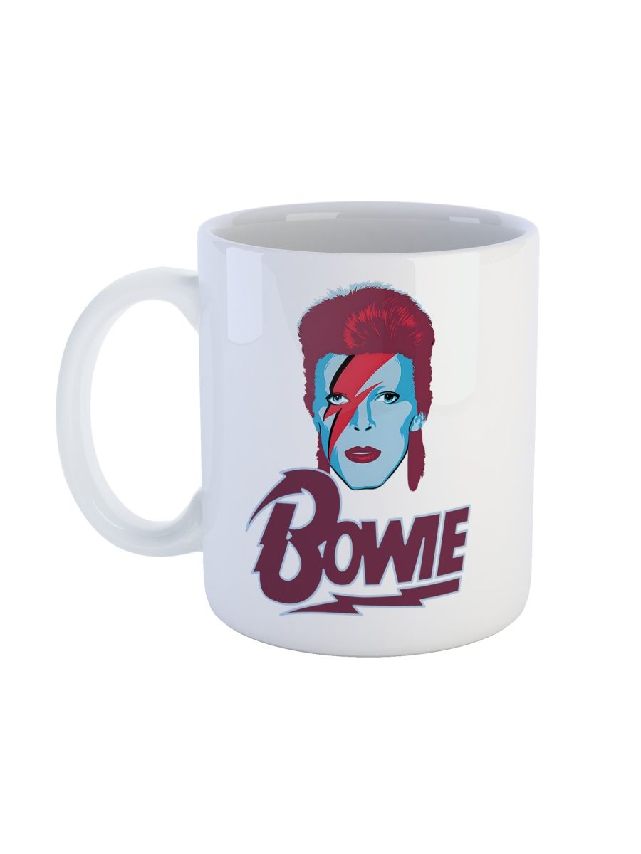 

Кружка Каждому Своё Дэвид Боуи, David Bowie, Рок 330 мл, CU-MZDB7-W/S