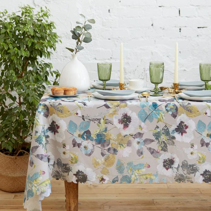 

Скатерть Доляна Bloom 150x180 /- 2 , 100% п/э