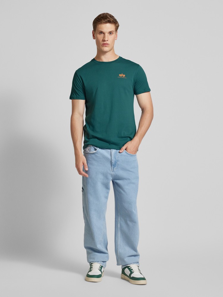 

Футболка мужская Alpha Industries 128507 зеленая S, Зеленый, 128507