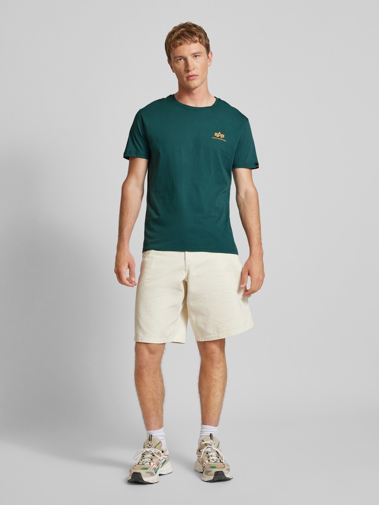 

Футболка мужская Alpha Industries 188505 зеленая XXL, Зеленый, 188505