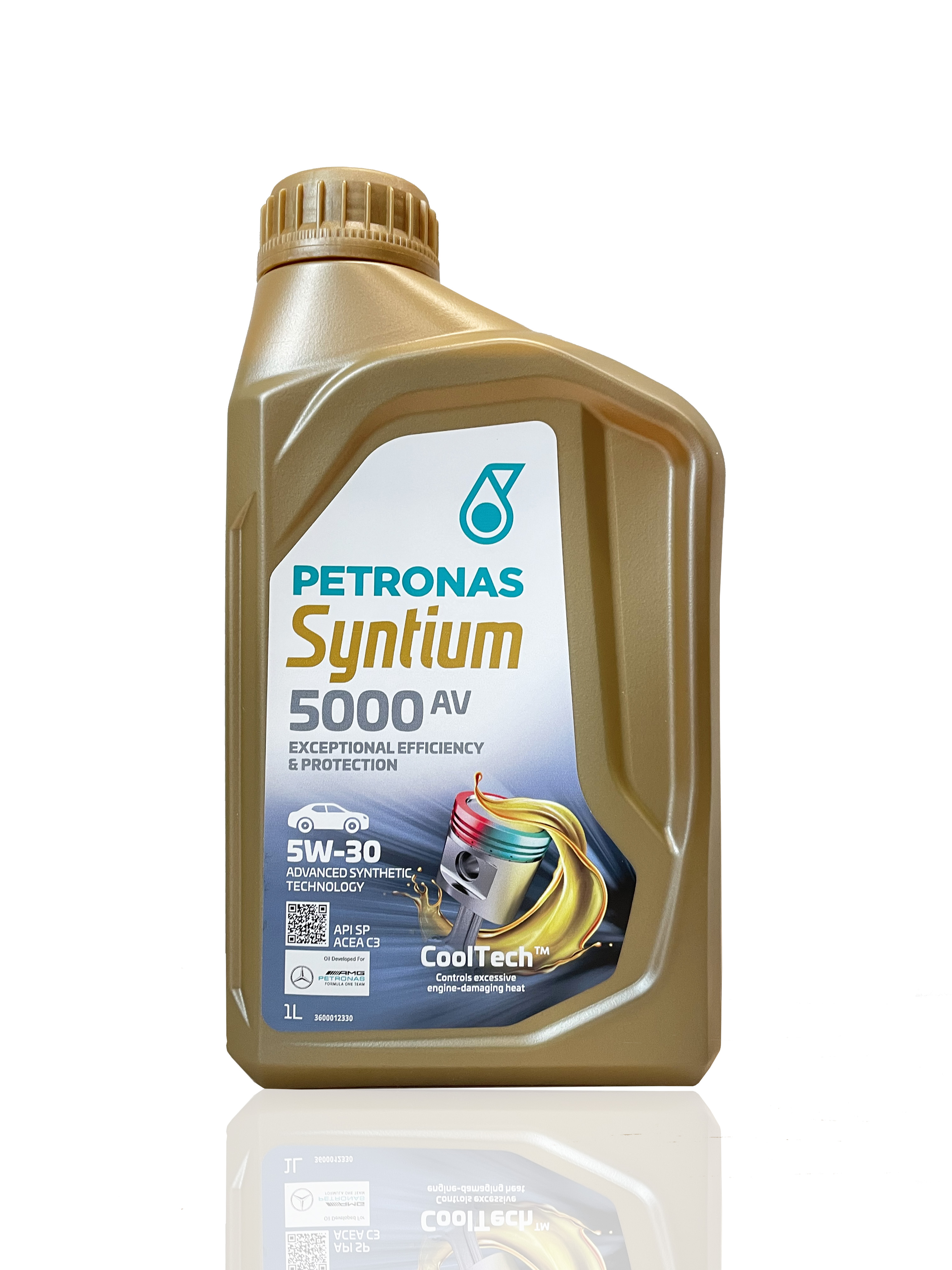 Моторное масло Petronas Syntium 5000 AV 18131619 5W30 1л