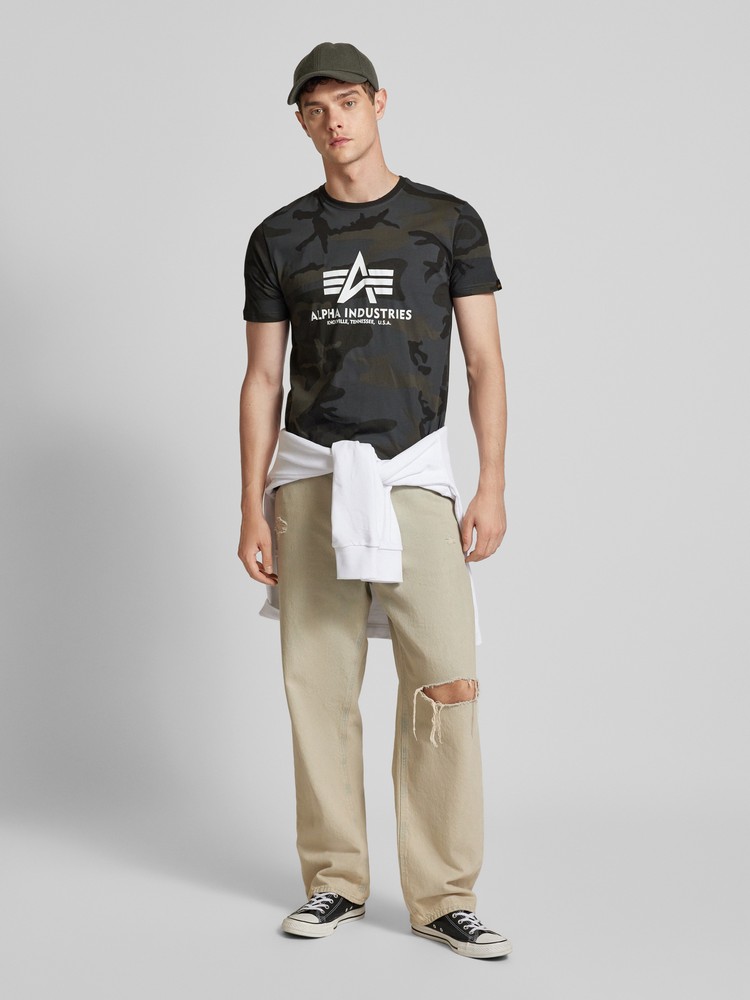

Футболка мужская Alpha Industries 100501C черная XL, 100501C