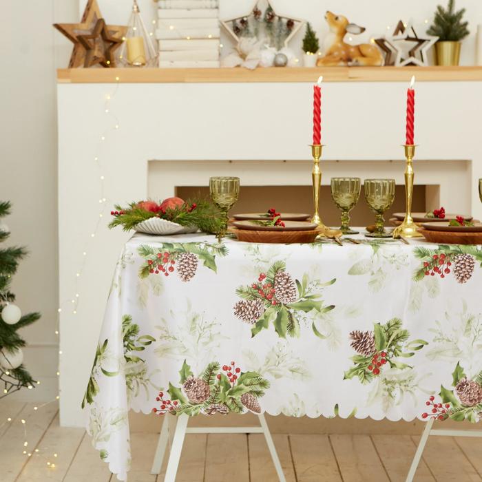 

Скатерть Доляна Шишкин лес 145×260 , 100% п/э