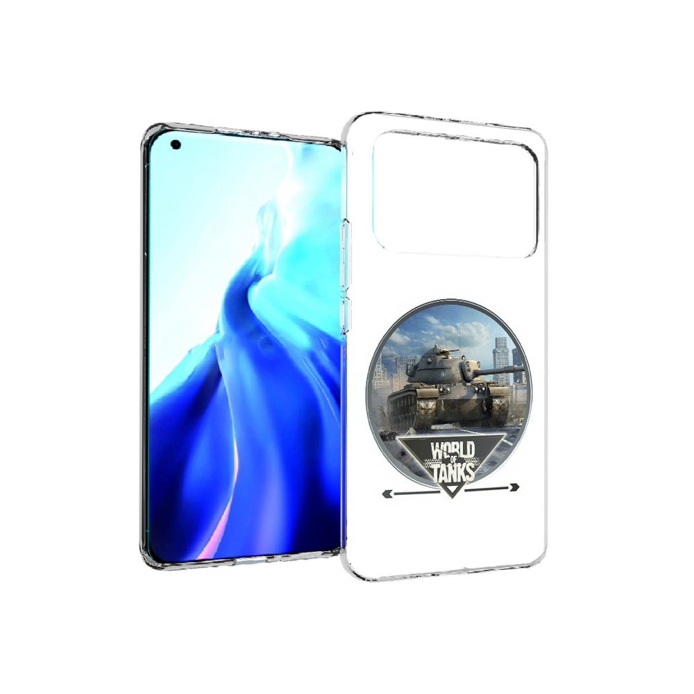 

Чехол MyPads Tocco для Xiaomi Mi 11 Ultra Мир танков (PT160500.261.119), Прозрачный, Tocco